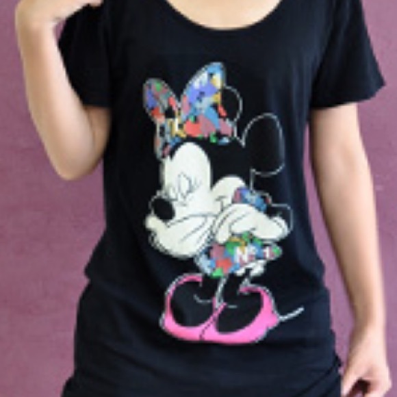 JoyRich RARE Disney Minnie Mouse No 1 Tee Medium - Picture 7 of 7